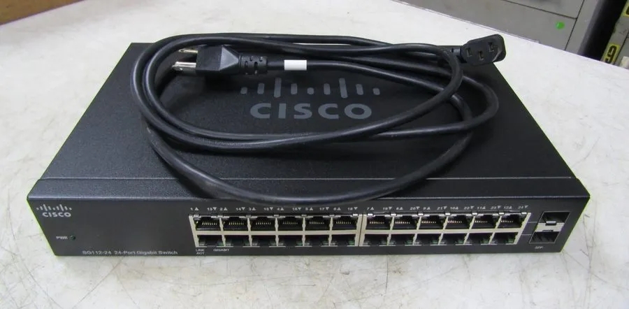 Коммутатор Cisco Compact 24-Port Gigabit Unmanaged Network Switch SG112-24