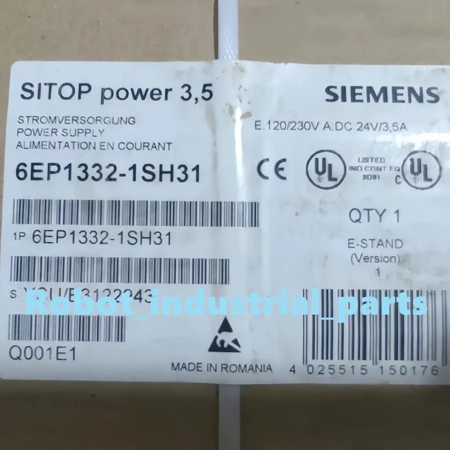 Блок питания SIEMENS 6EP1332-1SH31 POWER SUPPLY 24 VDC SITOP 3.5