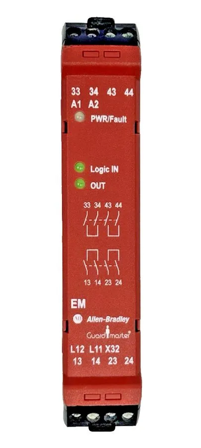 Реле безопасности Allen-Bradley Guardmaster GSR EM Safety Relay 440R-EM4R2 Ser A