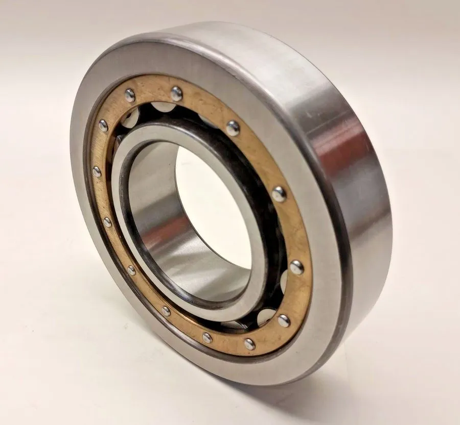 Подшипник NSK NU315MCE Cylindrical Roller Bearing with brass cage 75 ID x 160 OD — фото лота 2