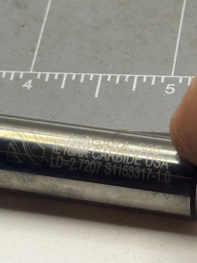 Режущий инструмент Niagara Carbide End Mill .505in IL18K Carbide LD 2.7207 S1153 — фото лота 2