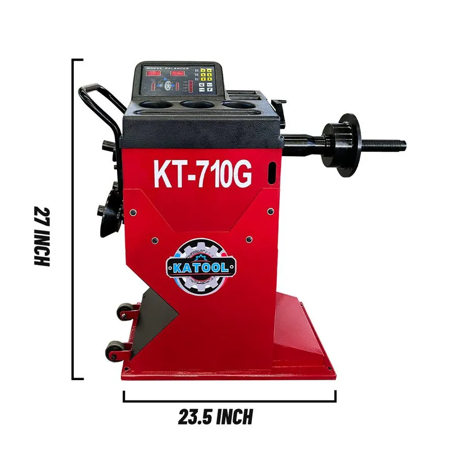 Балансировочный станок KATOOL Manual Wheel Balancer Machine KT-710G Tire Balanci — фото лота 1