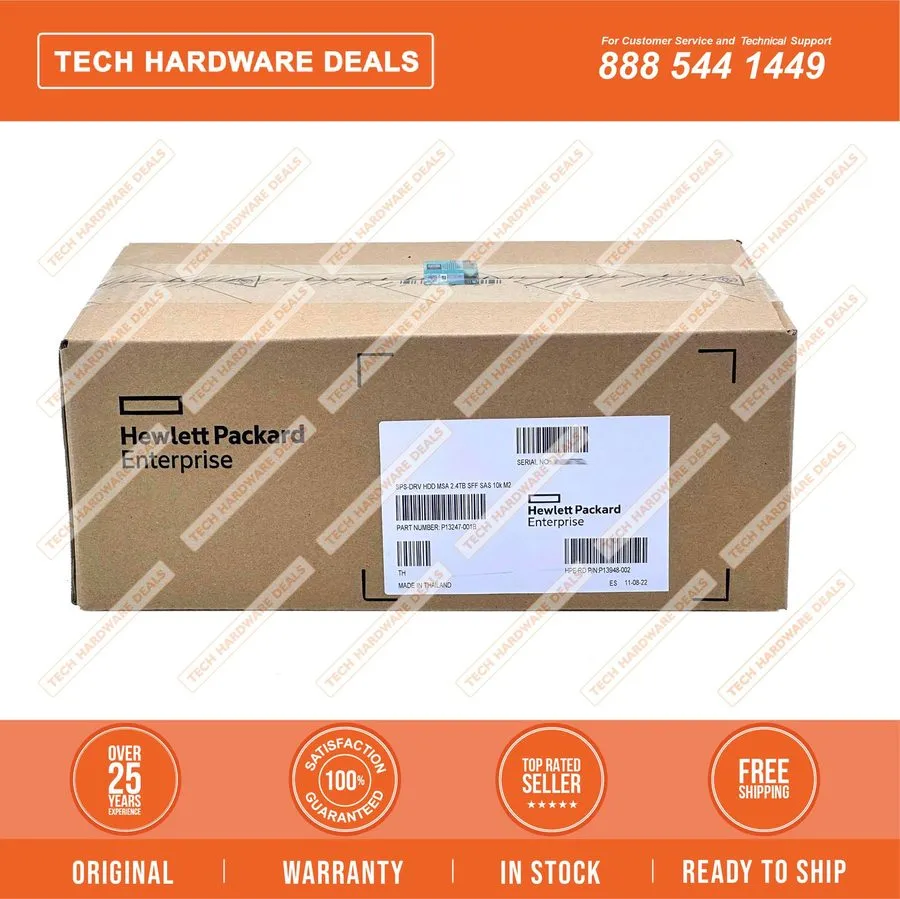 Жёсткий диск R0Q57A 0 Hours BULK HPE MSA 2.4TB SAS 12G 10K SFF M2 HDD