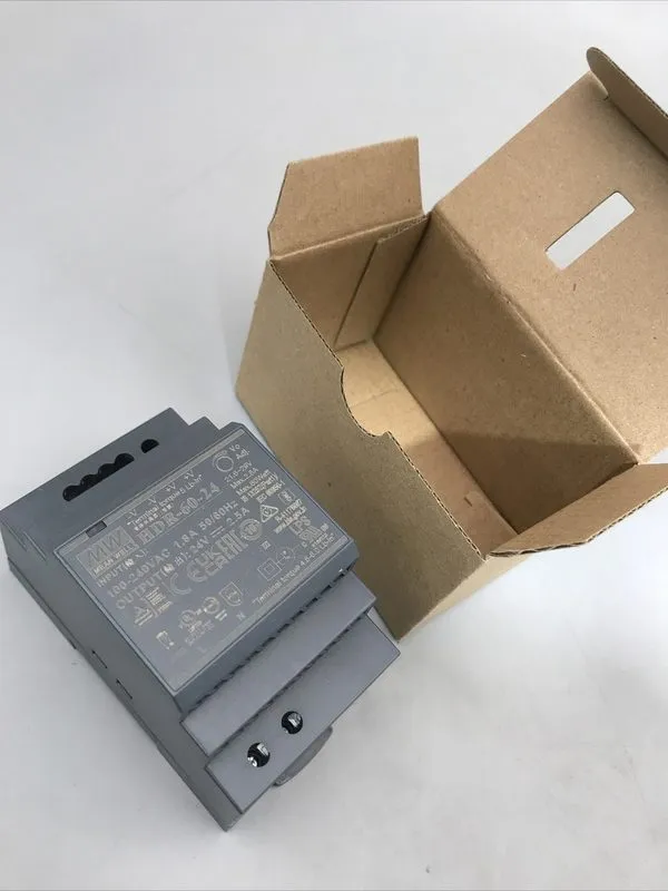 Блок питания Mean Well HDR-60-24 Ultra Slim DIN Rail Power Supply 100~240VAC to