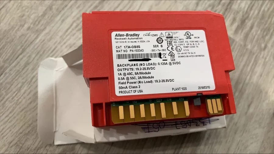 Модуль ввода-вывода Allen-Bradley 1734-OB8S POINT I/O 8-Ch Safety Sourcing Outpu