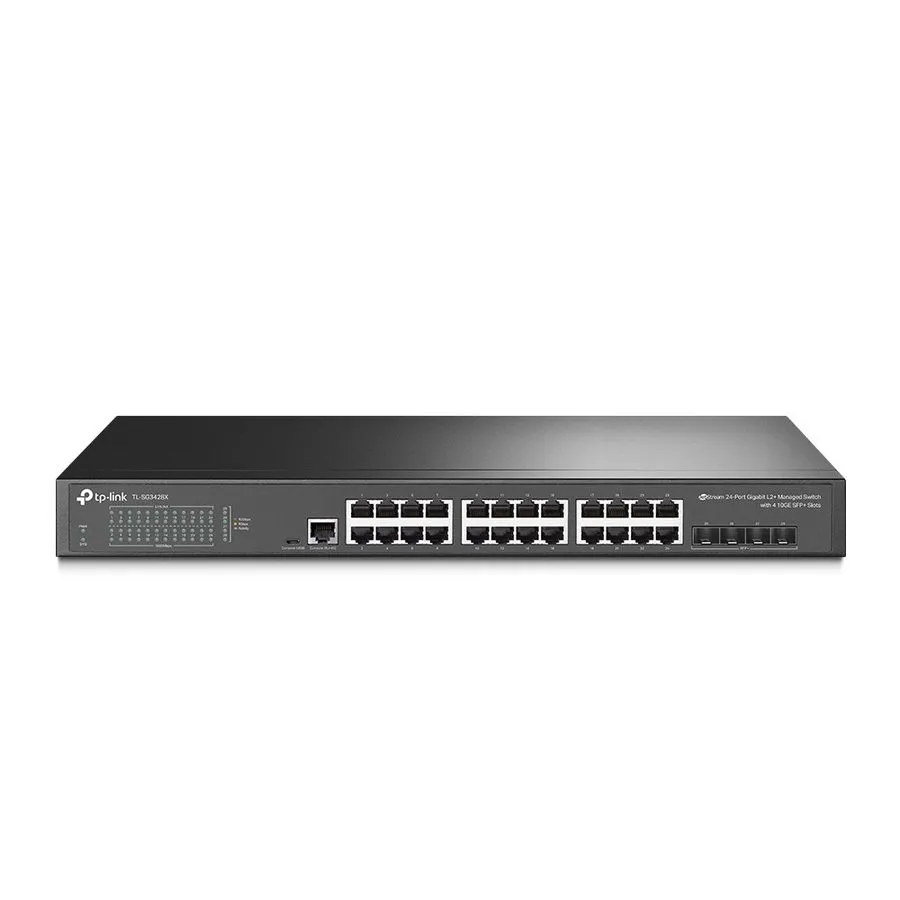 Коммутатор TP-Link SG3428X Omada 24-Port Gigabit L2+ Managed Switch 4 10GE SFP+