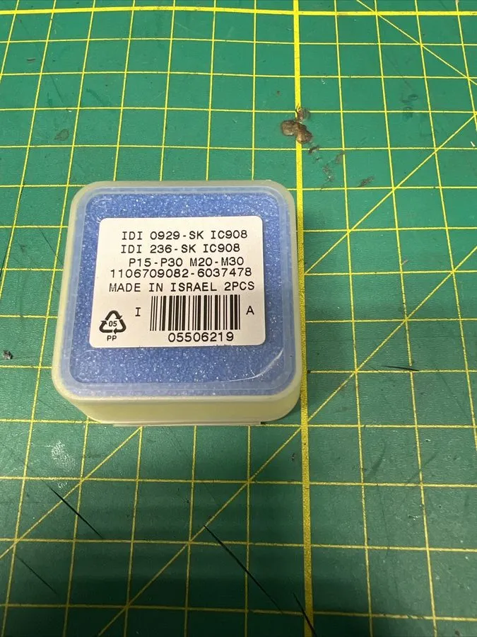 Режущий инструмент CHAMDRILL ISCAR CARBIDE DRILL INSERT IDI 236-SK IC908 IDI 092 — фото лота 1