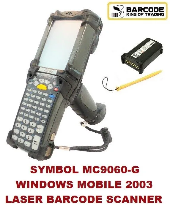 Сканер штрих-кода Symbol MC9060-GF0HBEEA4WW Laser Scanner Win Mobile WiFi AlphaN — фото лота 1