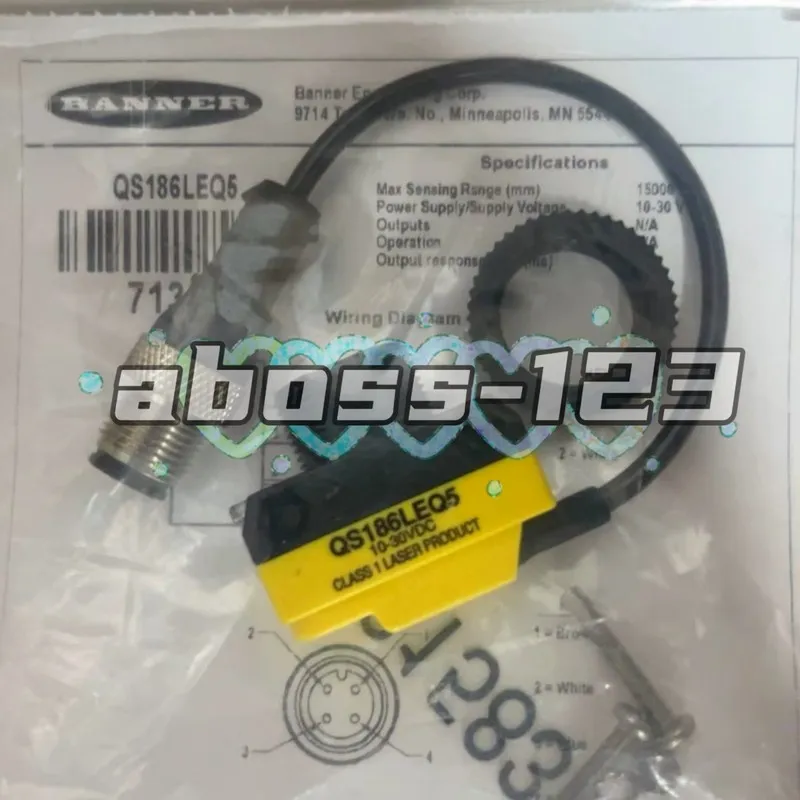 Фотоэлектрический датчик BANNER QS186LEQ5, PHOTOELECTRIC SENSOR, 71324