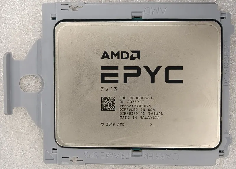 Процессор Unlocked AMD EPYC Milan 7V13 2.45GHz 64-Core 128-Thread 280W CPU Proce