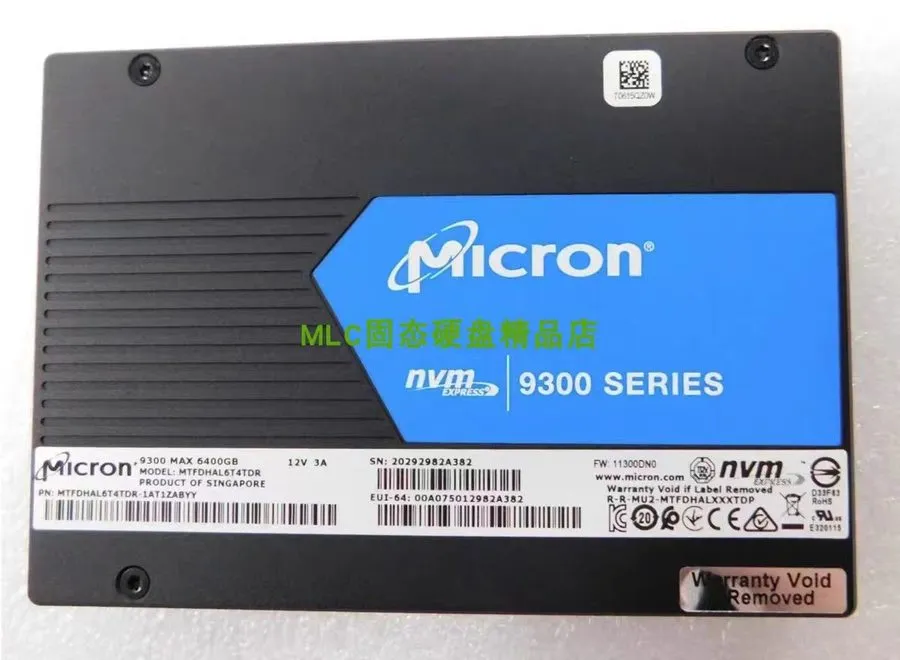 SSD-накопитель Micron MTFDHAL6T4TDR-1AT1ZABYY 9300MAX 6.4TB PCI-Express 3.0x4 NV