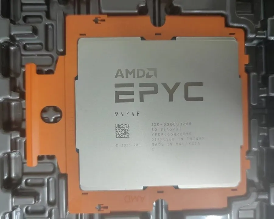 Процессор AMD EPYC Genoa 9474f CPU processor 3.6GHz 48 core 96 thread SP5 320-40