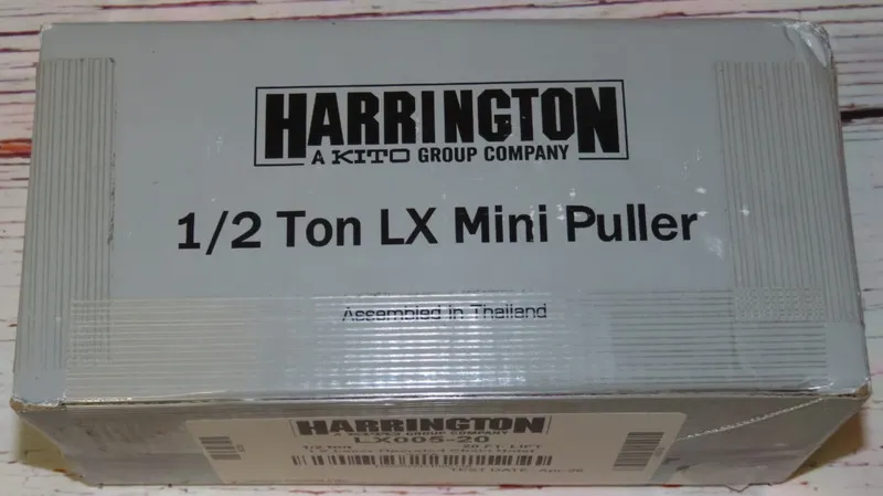 Таль Harrington Lx005-20 Lever Chain Hoist, 1, 000 Lb Load Capacity, 20 Ft Hoist