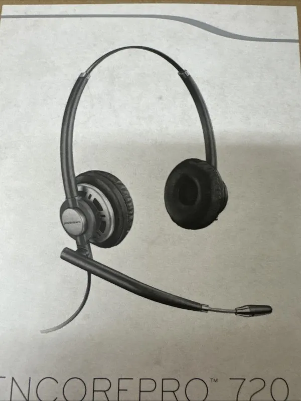 VoIP-шлюз Plantronics HW720 EncorePro Wideband Headset (78714-101) Renewed, 1 Yr