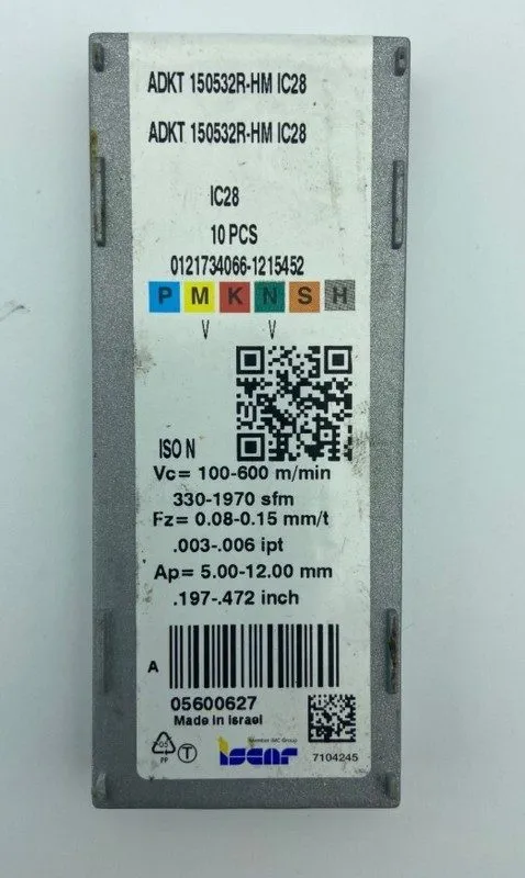 Режущий инструмент Iscar ADKT 150532R-HM IC328 Carbide Milling Insert
