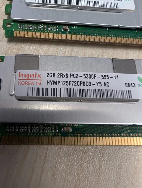 Модуль памяти Hynix 8GB PC2-5300F fully buffered DDR2 667Mhz ECC Server Memory R — фото лота 3