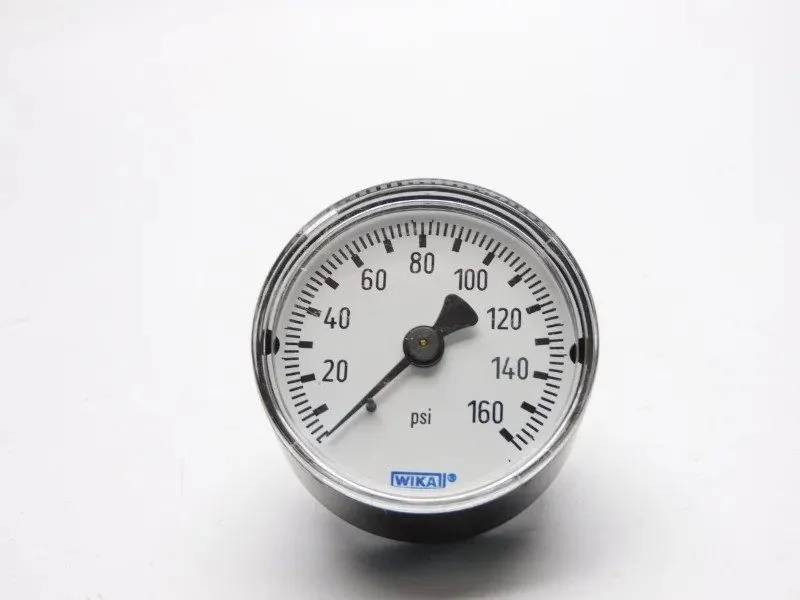 Трубопроводная арматура WIKA 4302052 160PSI Pressure Gauge Industrial Tool — фото лота 1
