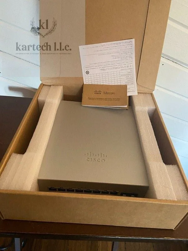 Коммутатор UNCLAIMED Cisco Meraki MS120 8 Port Gigabit Switch 124W PoE+ MS120-8F