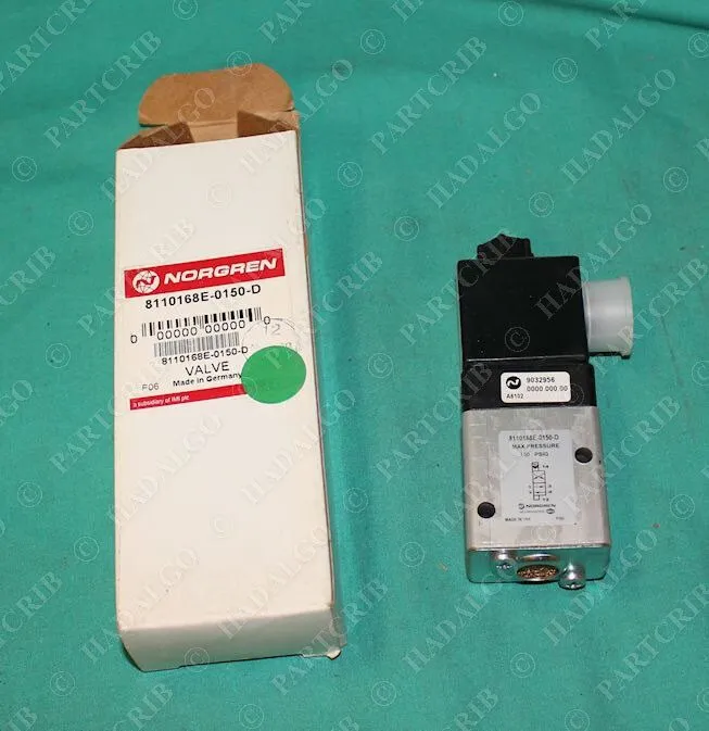 Электромагнитный клапан Norgren 8110168E-0150-D Pneumatic Solenoid Valve 150psig
