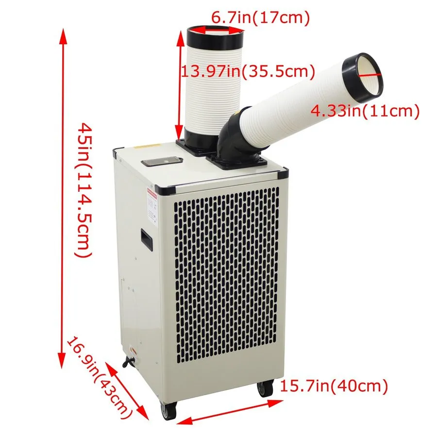 Кондиционер Single Column Industrial Air Conditioner 9180Btu/h 1000W Commercial 