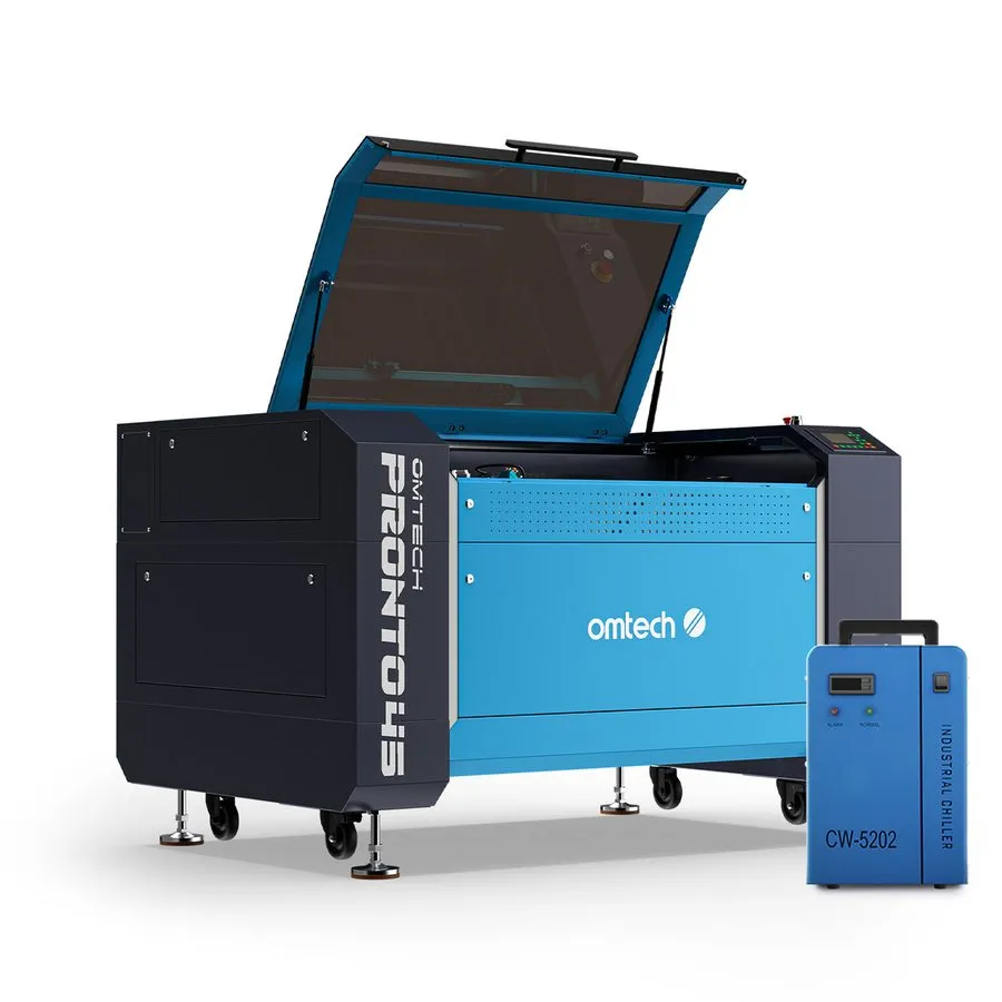 Лазерный гравёр OMTech Pronto 40 90W CO2 Laser Engraver Cutter 1000m/s 24x35 wit