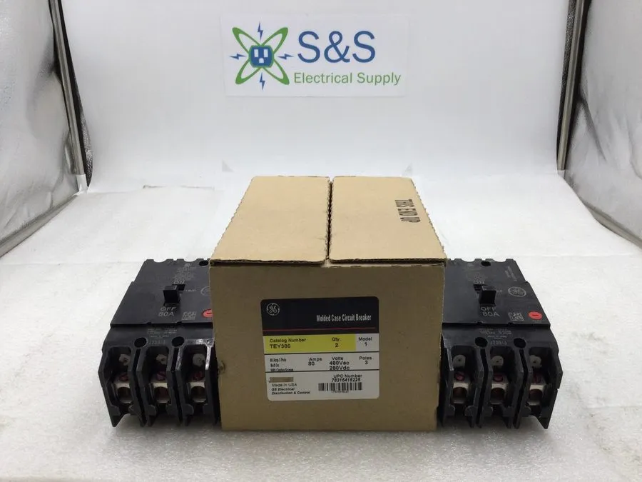 Автоматический выключатель Ge Tey380 Molded Case Circuit Breaker, Tey Series, 80