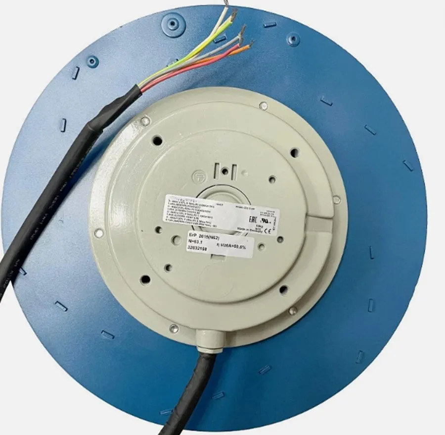 Вентилятор ZIEHL-ABEGG Fan RH28C-2DD.3I.CR 163827 400V 3~ 0.66/1.10KW IP54 Centr