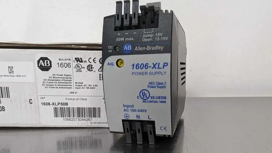 Блок питания Allen-Bradley 1606-XLP50B Bulletin 1606 DIN Rail Power Supply 50W 1