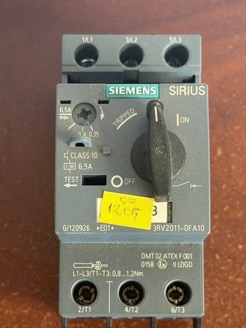 Автоматический выключатель Siemens 3RV2011-0FA10 SIRIUS Motor Protection Circuit