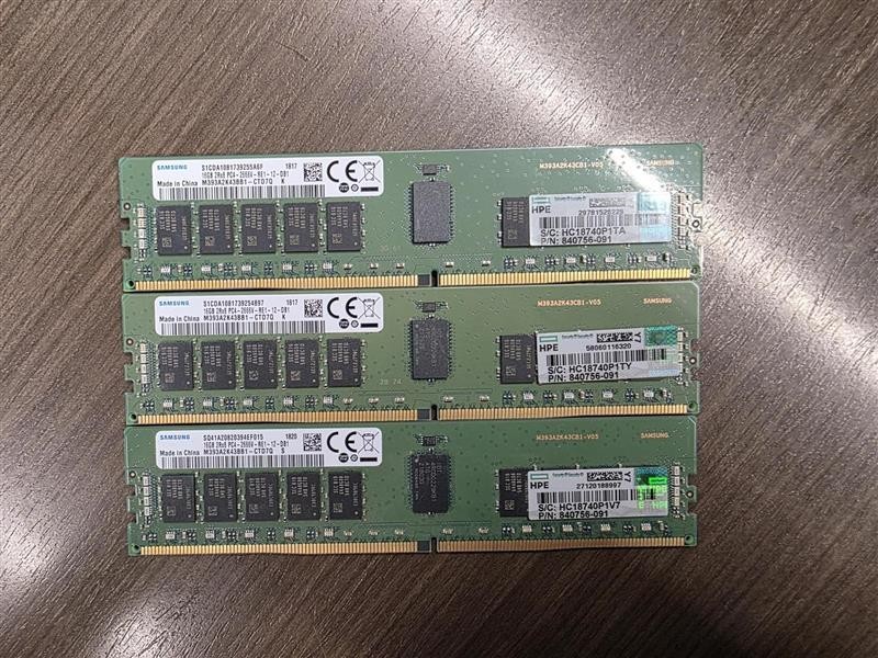 Модуль памяти Excellent Condition SAMSUNG HPE 840756-091 16GB 2Rx8 PC4-2666V DDR