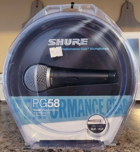 Микрофон Shure PG58 Vocal Microphone Performance Gear PG58-XLR — фото лота 1