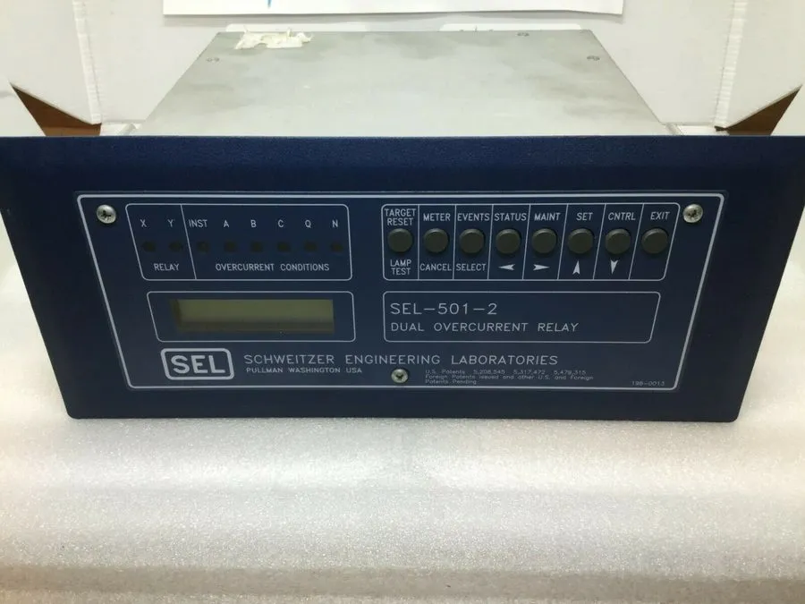 Реле защиты SEL SEL-501-2 Dual Over Current Relay 0501203X5613XB 48/125VDC 125VA
