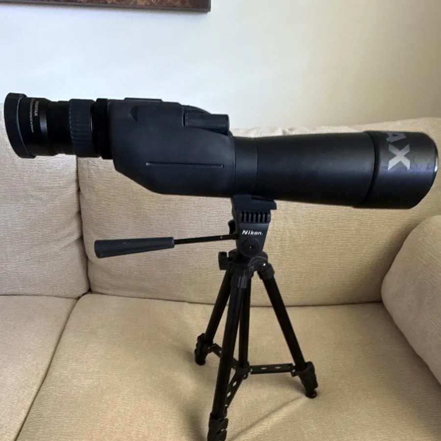 Оборудование видеонаблюдения Pentax PF-80ED 80mm Spotting Scope 20-60x Zoom w/ N — фото лота 2