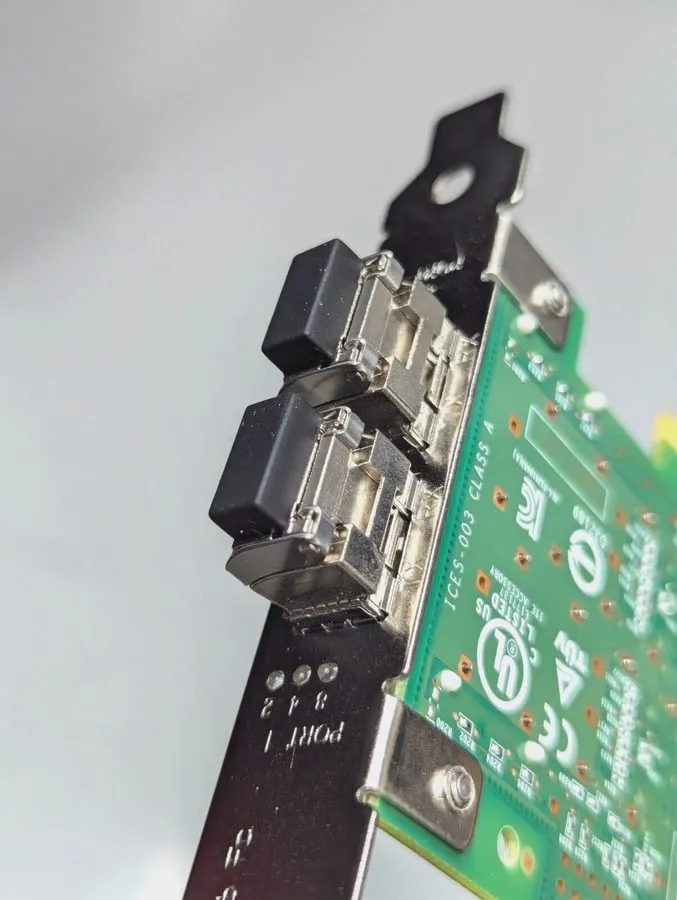 Контроллер QLogic QLE2562 2-Port 8Gb PCIe Fiber Channel FC HBA W/5 sfp's