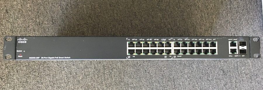 Коммутатор Cisco SG200-26FP 26-Port Gigabit PoE Smart Switch