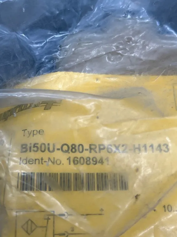 Датчик приближения Turck Bi50U-Q80-RP6X2-H1143 Proximity Sensor, 10-30VDC, 200mA — фото лота 1