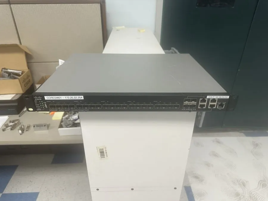 Трансивер Cisco SX550X-24F-K9-NA Cisco SX550X-24F 24-Port 10G SFP+ Stacka