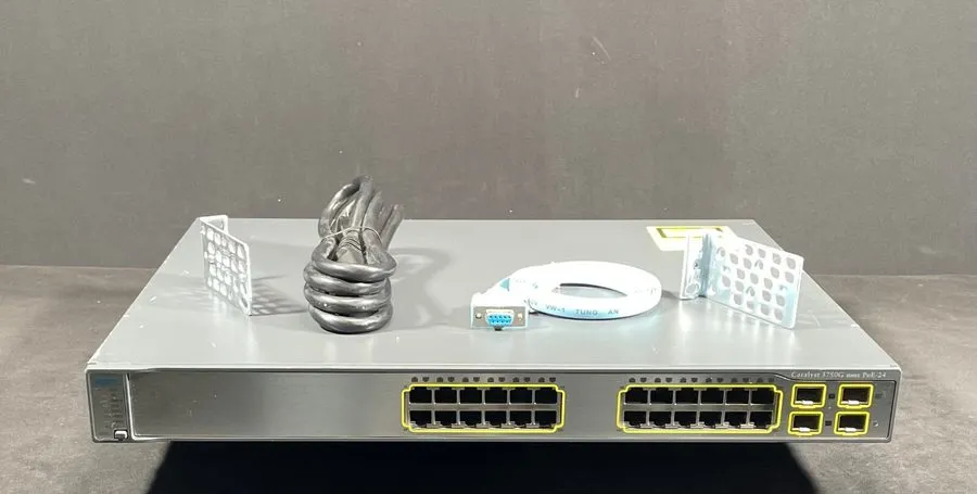 Коммутатор Cisco WS-C3750G-24PS-E 24 Port PoE Gigabit Switch