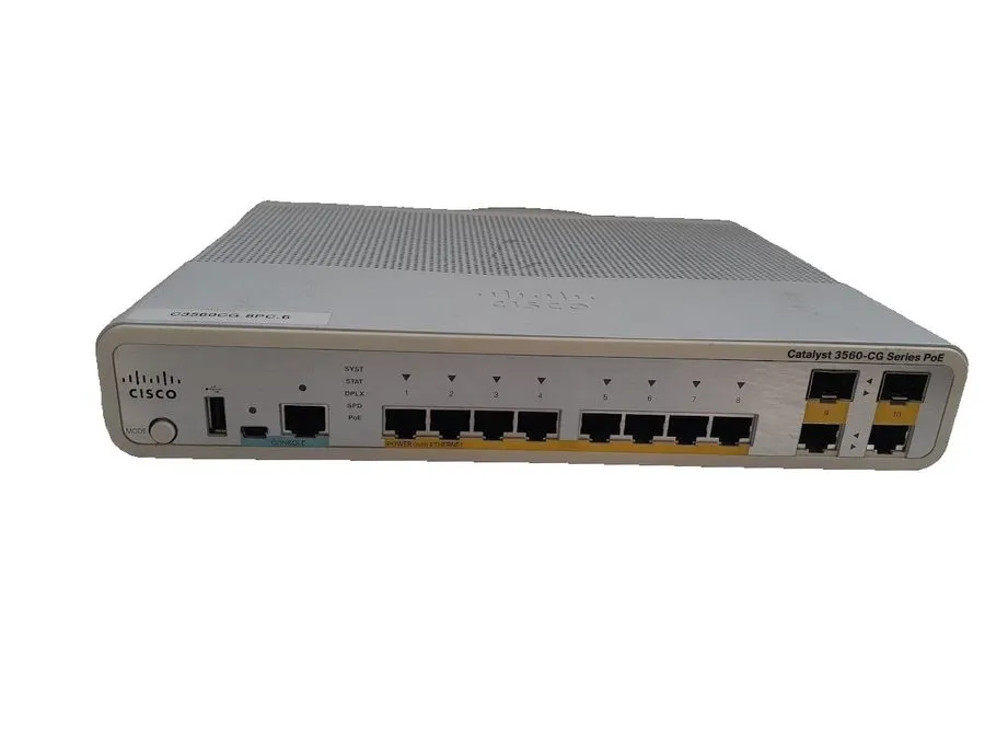 Коммутатор Cisco Catalyst WS-C3560CG- -S 8-Port PoE Gigabit Managed Switch