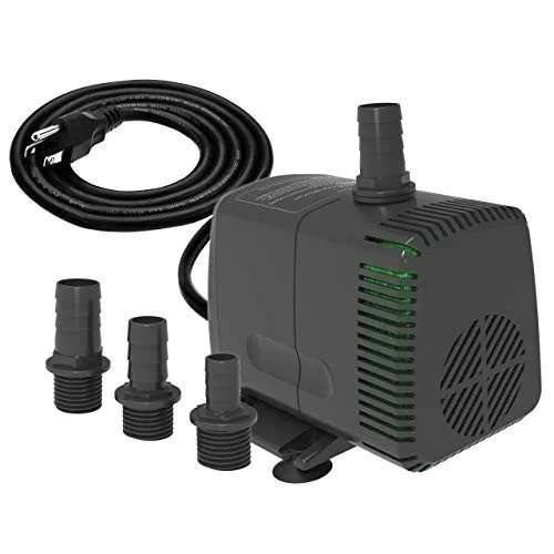 Вакуумная присоска Submersible Water Pump 880GPH 60W 110V 10ft Lift Filter Spong — фото лота 1