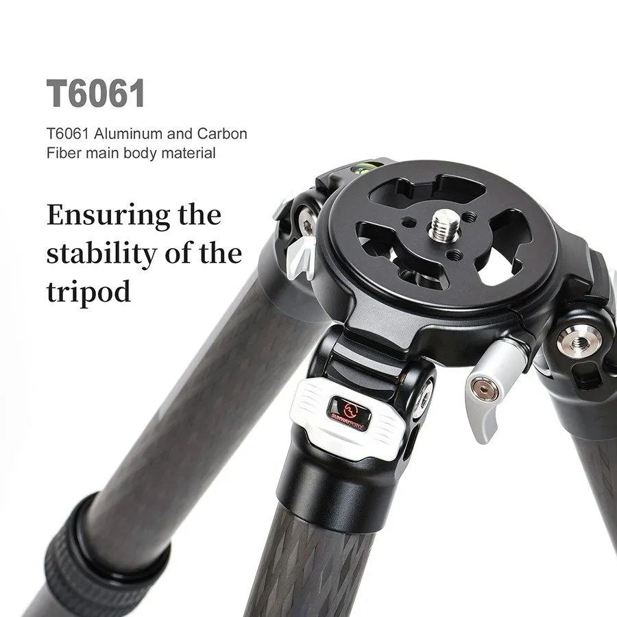 Оборудование видеонаблюдения SUNWAYFOTO T3650CM Master Series Carbon Fiber Tripo — фото лота 1