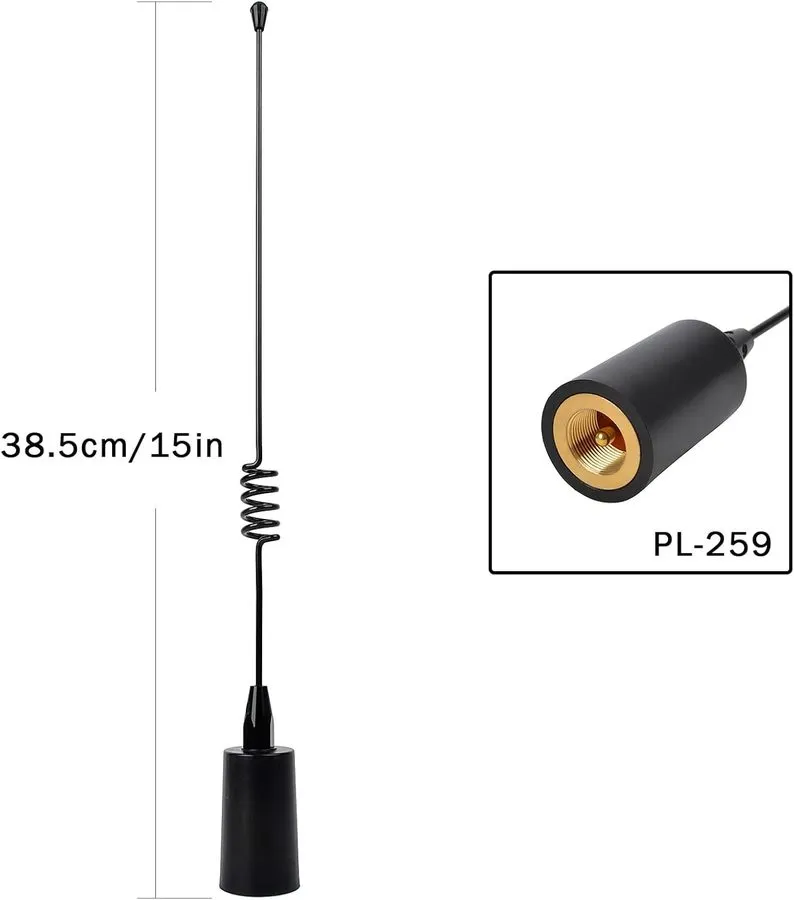 Датчик VHF Marine Antenna, 156-163Mhz 50W Boat Radios Antennas with 16.4Ft Coaxi