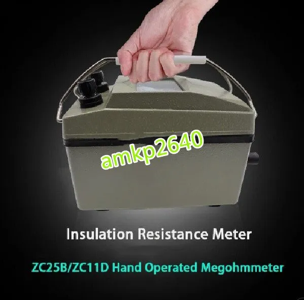 Тестер Hand Operated Megohmmeter ZC25B/ZC11D Insulation Resistance Tester