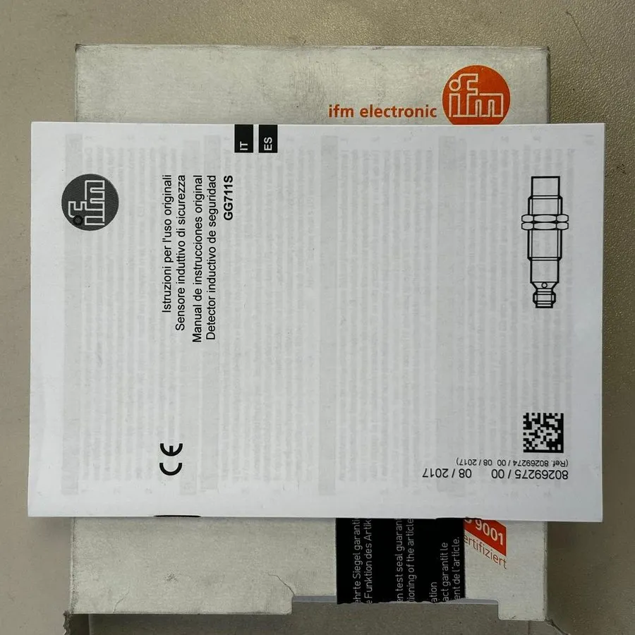Датчик приближения IFM GG711S Proximity switch sensor — фото лота 1