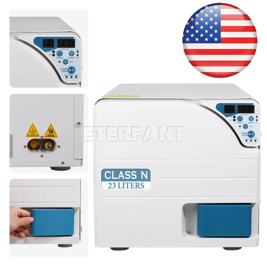 Стерилизатор Dental Medical Autoclave Steam Sterilizer Class N 23L Drying Functi