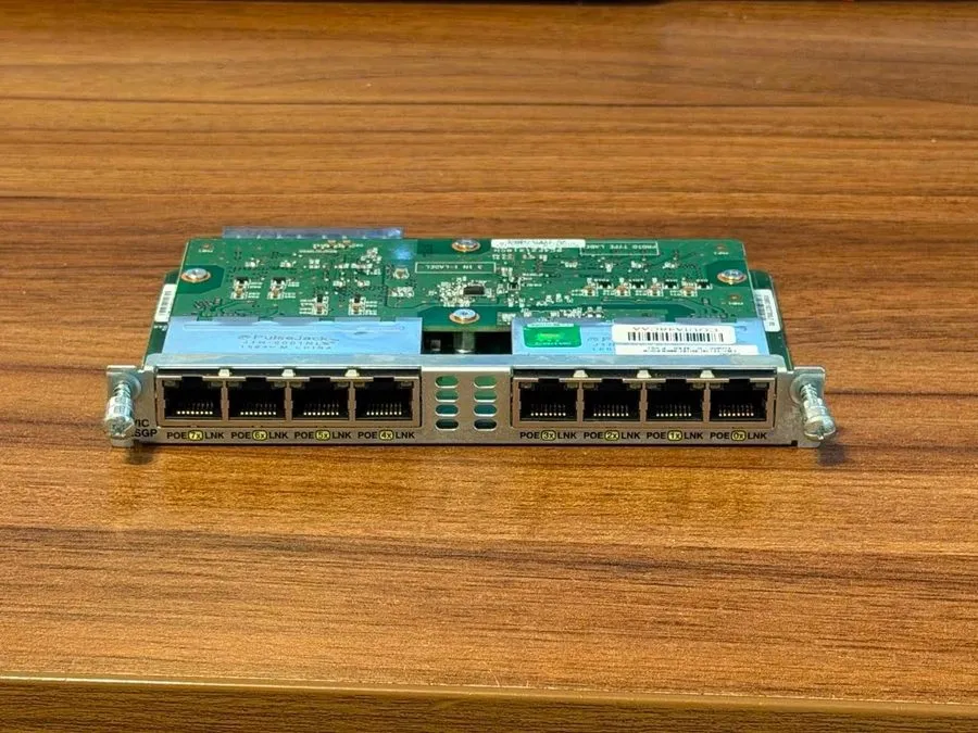 Коммутатор Cisco EHWIC-D-8ESG-P Gigabit EtherSwitch EHWIC Switch 8 Ports 1Gbps P