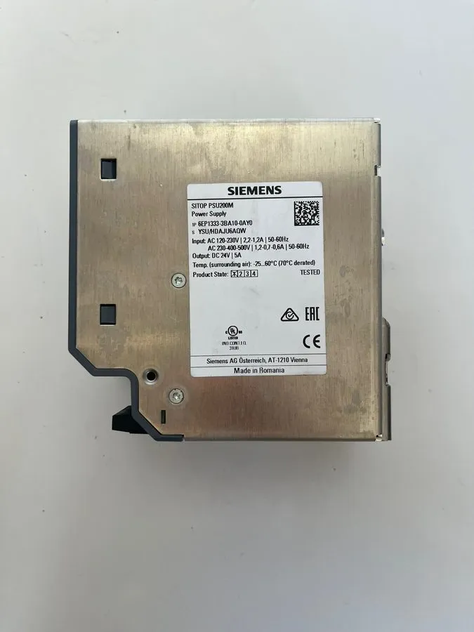 Блок питания SIEMENS SITOP PSU200M 6EP1333‑3BA00 24 VDC 5 A Power Supply — фото лота 1