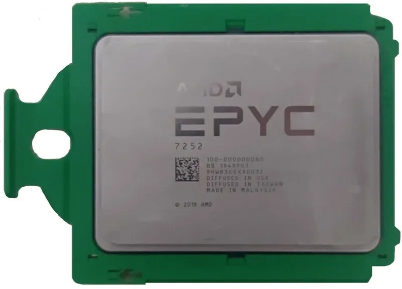 Сервер AMD EPYC 7252 CPU PROCESSOR 8 CORE 3.10GHz 64MB CACHE 120W Server sp3 DDR