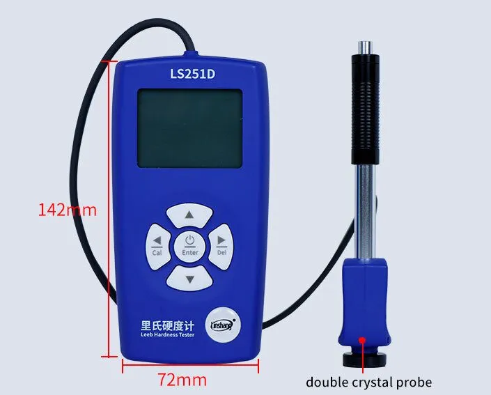 Твердомер Linshang LS251D Digital Leeb Hardness Tester Durometer D Type Impact D — фото лота 2
