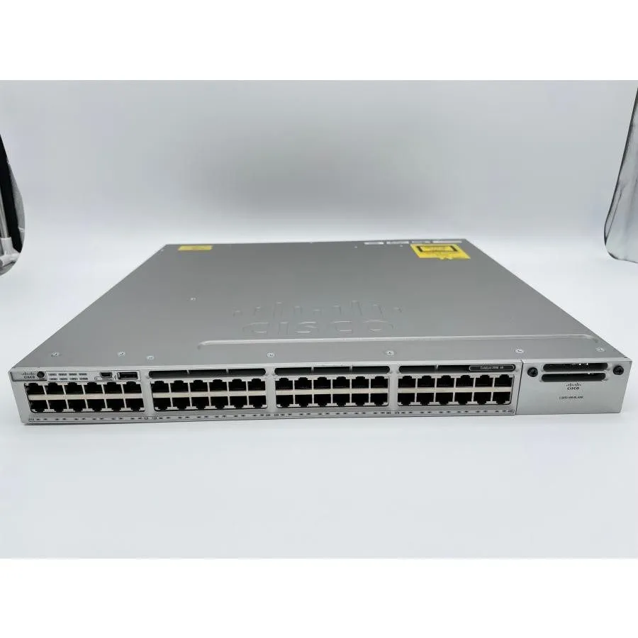 Коммутатор Cisco Catalyst WS-C3850-48T-E 48-Port w/ C3850-NM-4-10G Switch Reset
